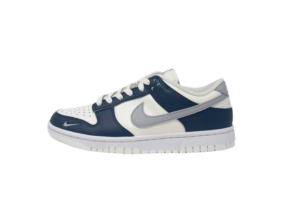 NEW NIKE women's dunk low sneakers in armoury navy - Picture 6 of 6
